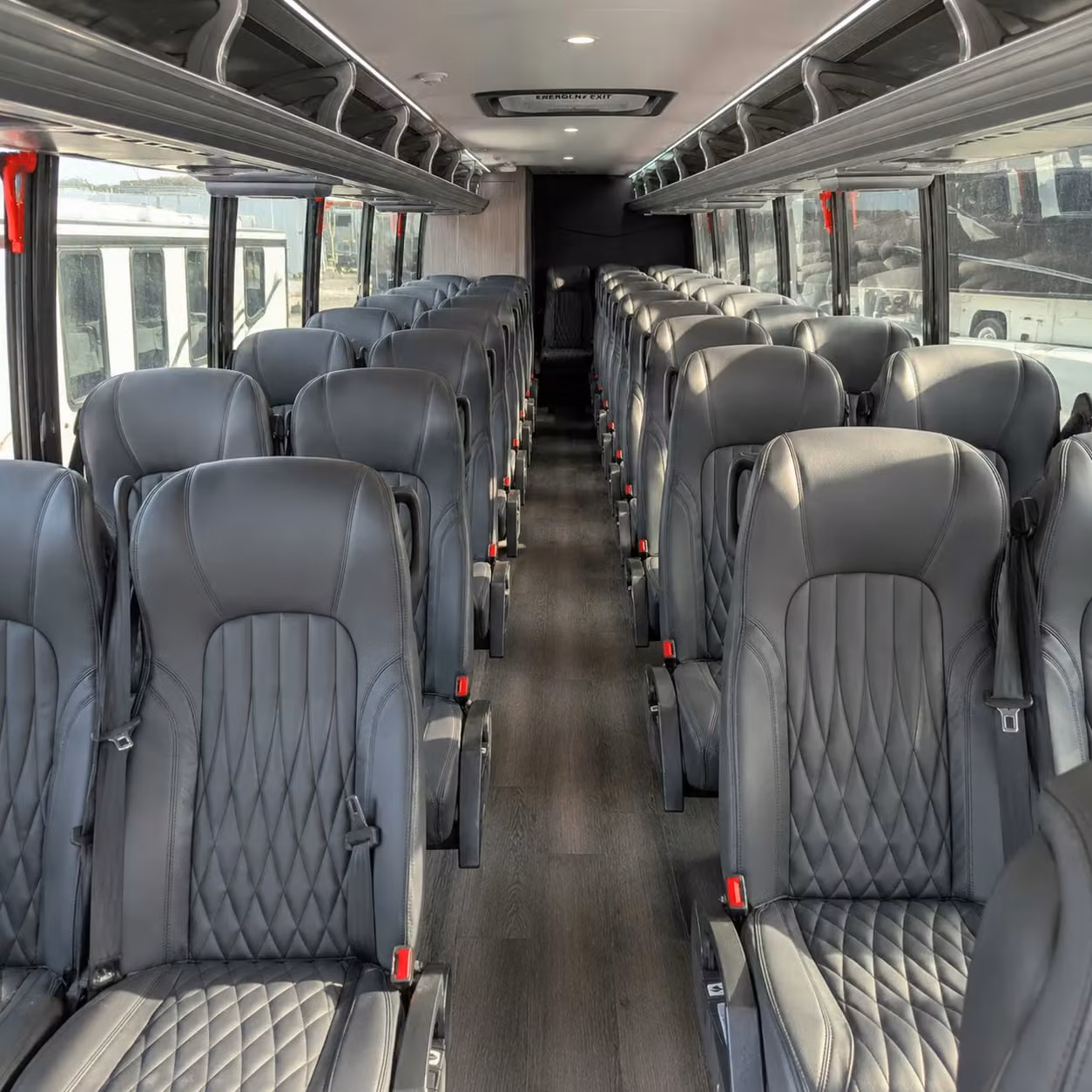 25 passenger minibus interior