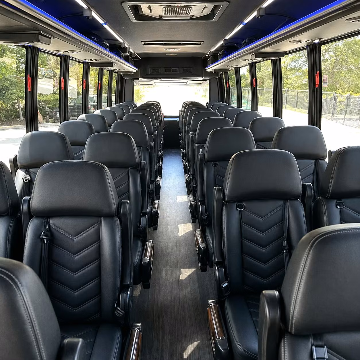 28 passenger minibus inside