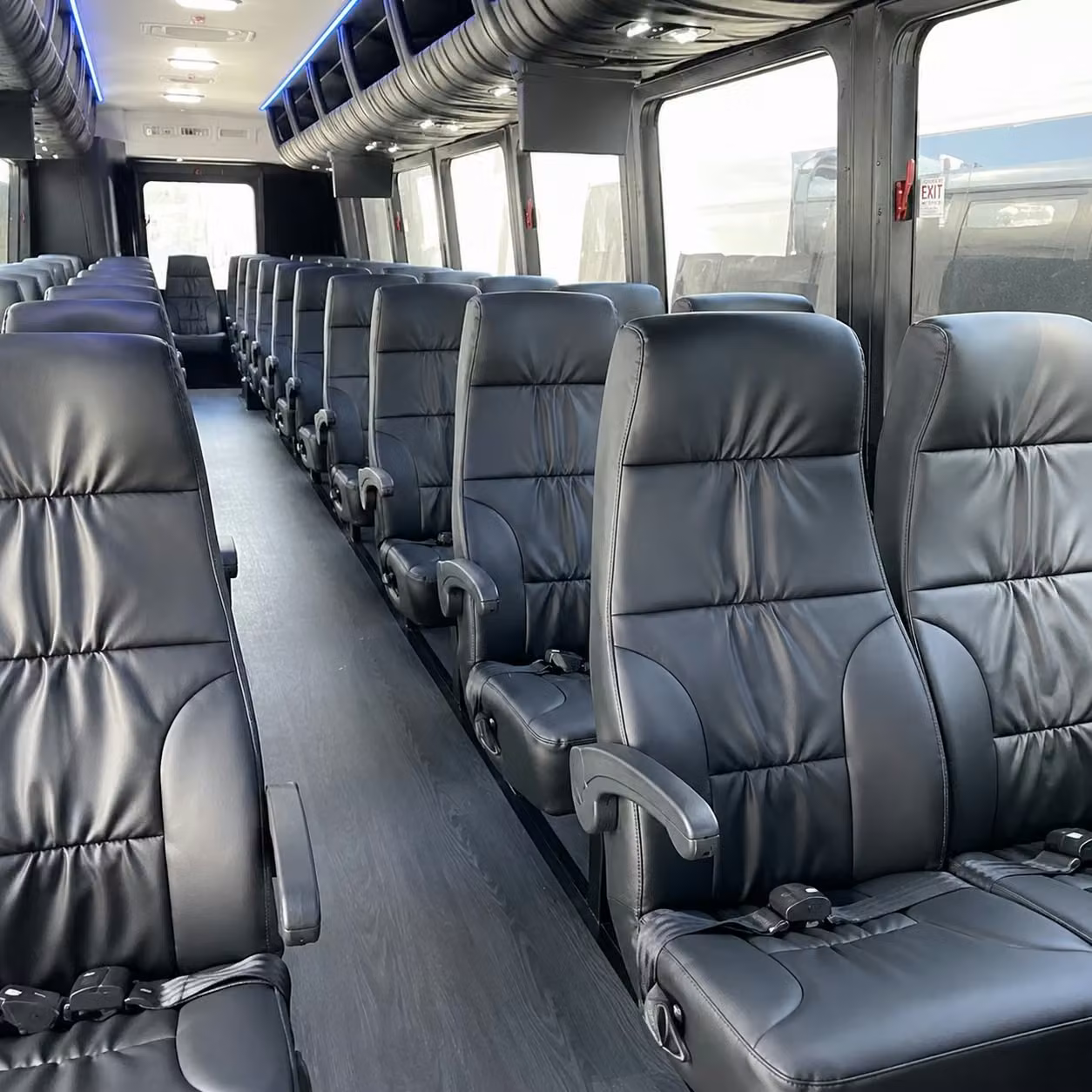 28 passenger minibus interior